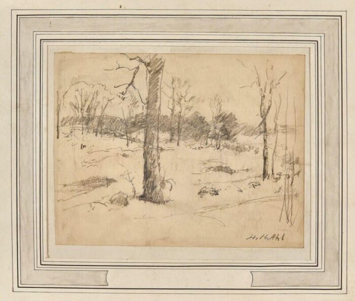 drawing by henry hammond ahl usa 3713