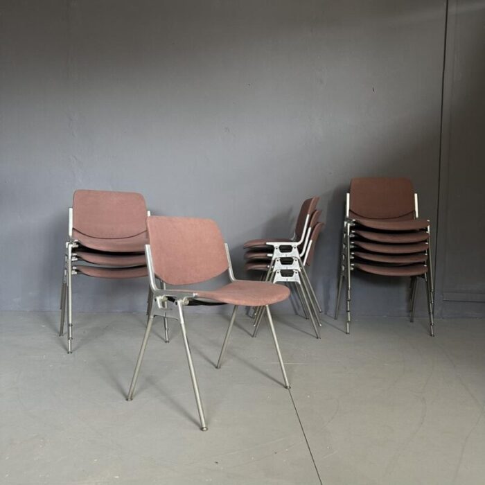 dsc 106 chairs by giancarlo piretti for anonima castelli 1970s set of 12 3004