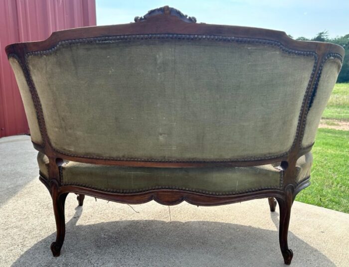 early 19th century louis xv style loveseat 3198