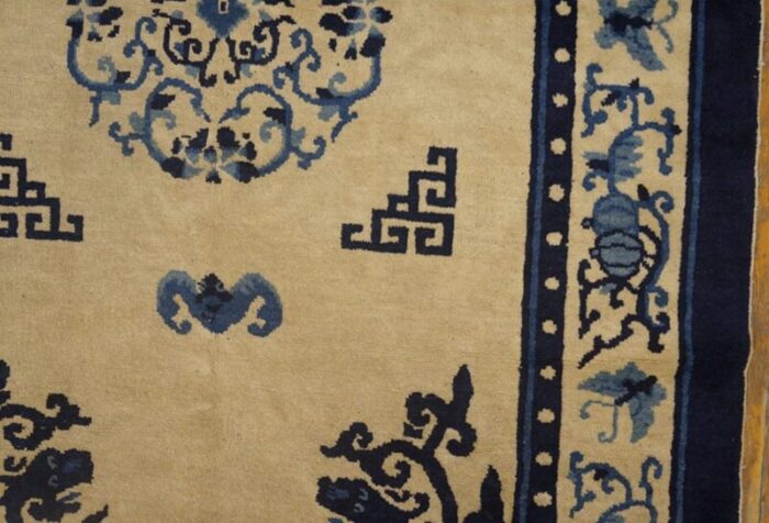 early 20th century chinese peking dragon carpet 0829