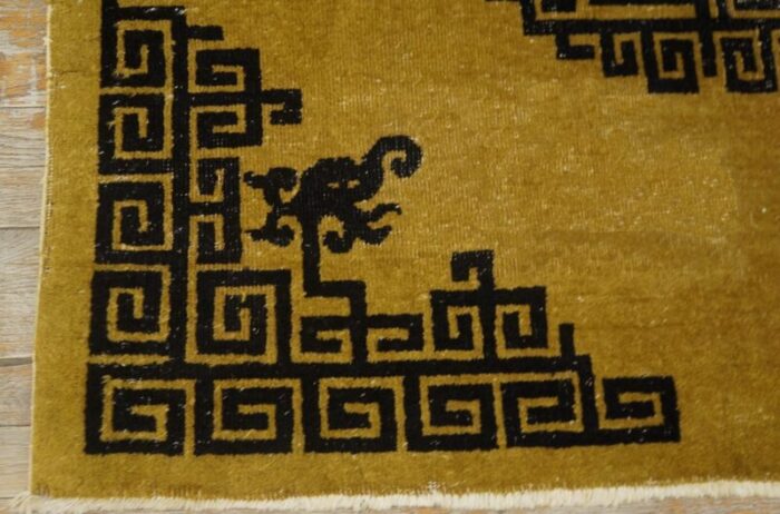 early 20th century chinese peking dragon carpet 6636