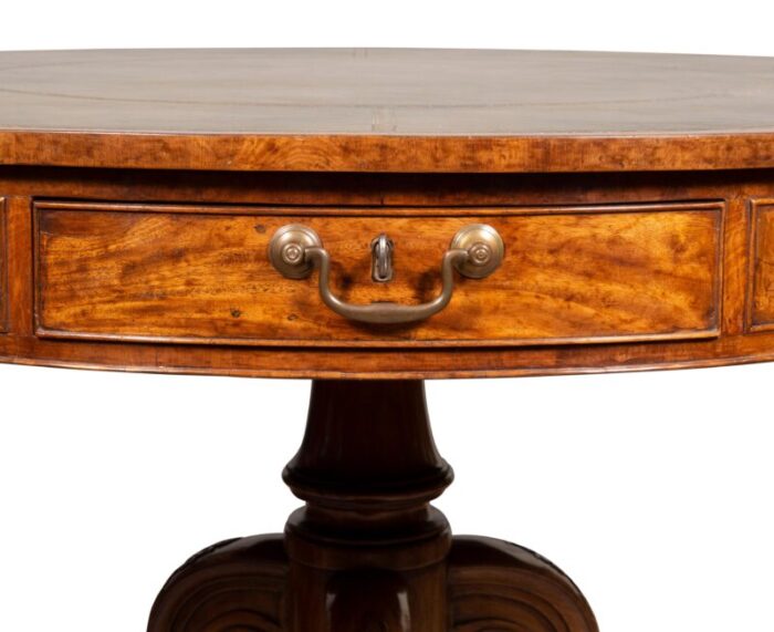 early victorian mahogany drum table 1393