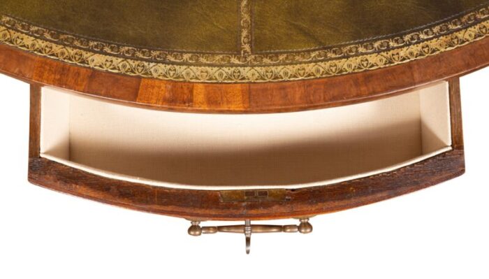 early victorian mahogany drum table 3181