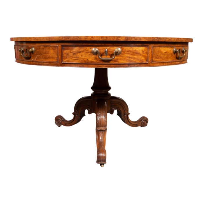 early victorian mahogany drum table 4303