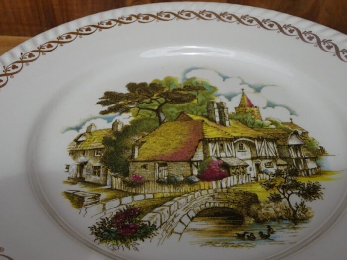 earthenware plates from luneville 1890s set of 6 3245