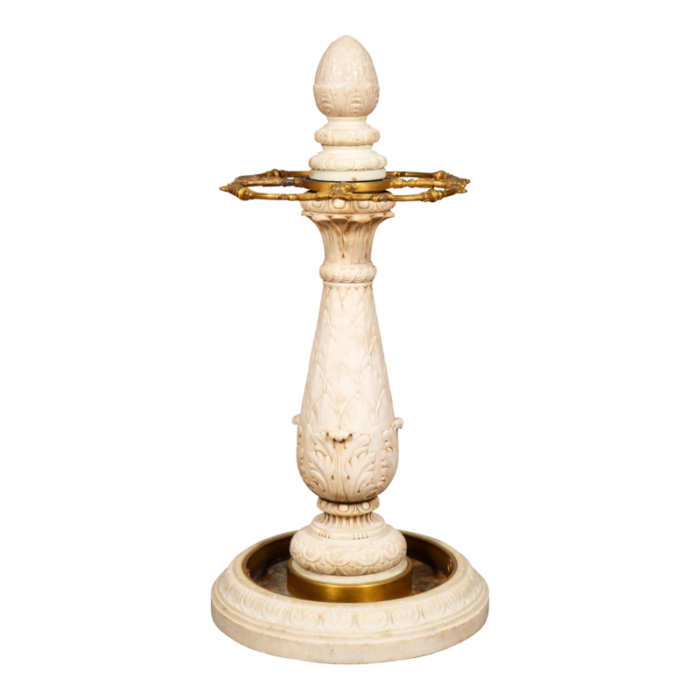 edward f caldwell marble and bronze umbrella stand 0825