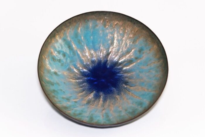 enamel bowl by paolo de poli 1960s 2