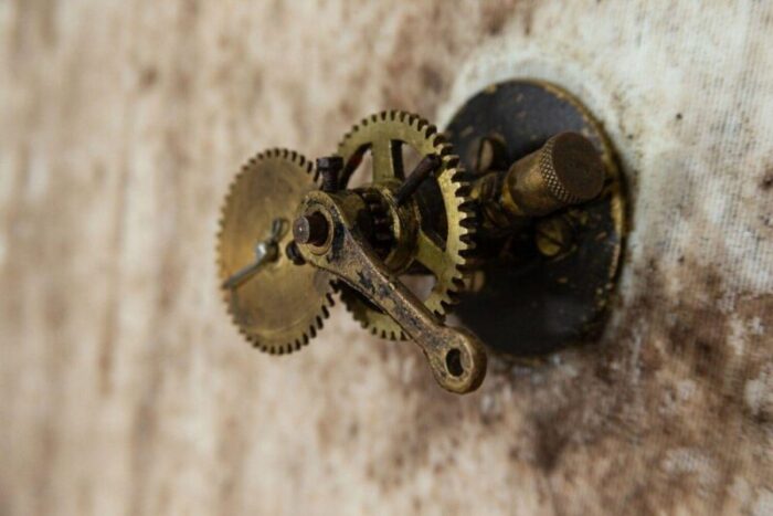 english bronze tower clock 1880 11