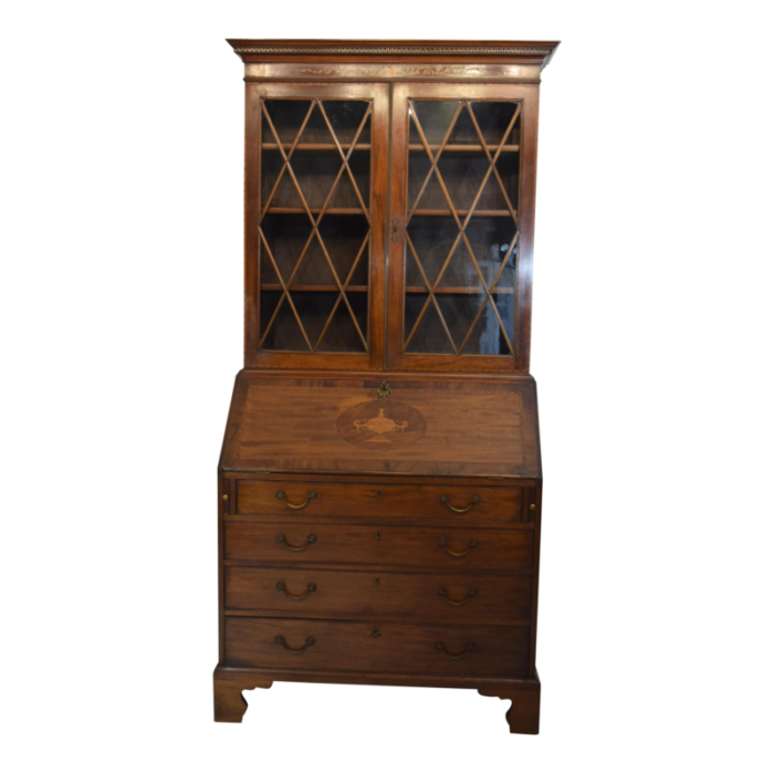 english georgian mahogany secretary desk circa 1780 1830 8137