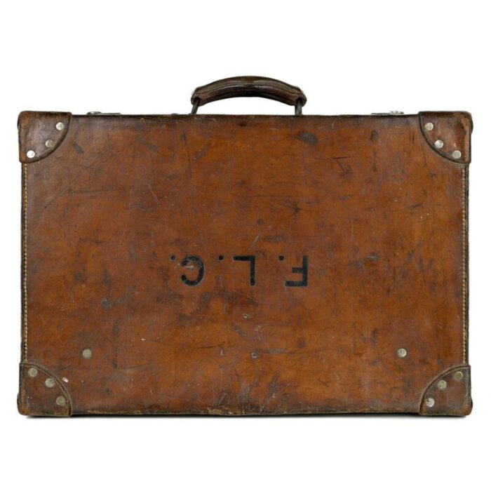 english leather suitcase from flc 1920s 3