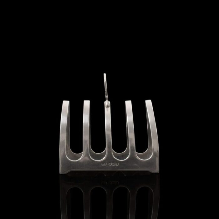 english silver toast rack by edward viner 1932 6