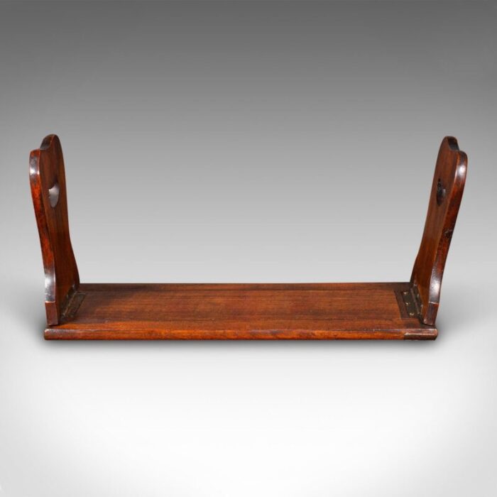 english walnut brass extending book rest victorian 4