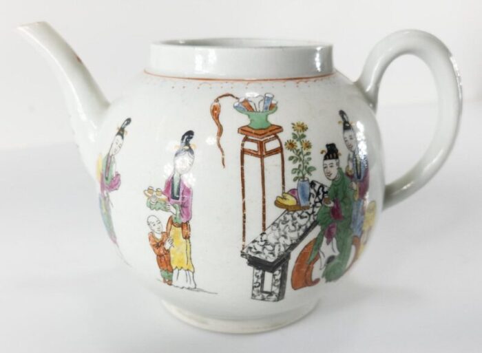 english worcester dr wall porcelain chinoiserie teapot 10