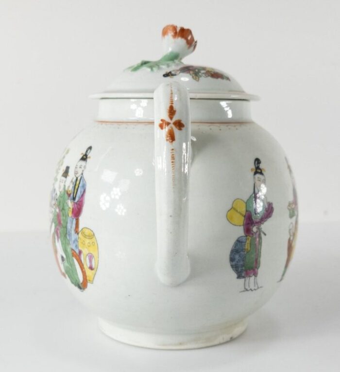 english worcester dr wall porcelain chinoiserie teapot 3