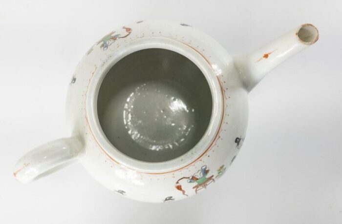 english worcester dr wall porcelain chinoiserie teapot 9