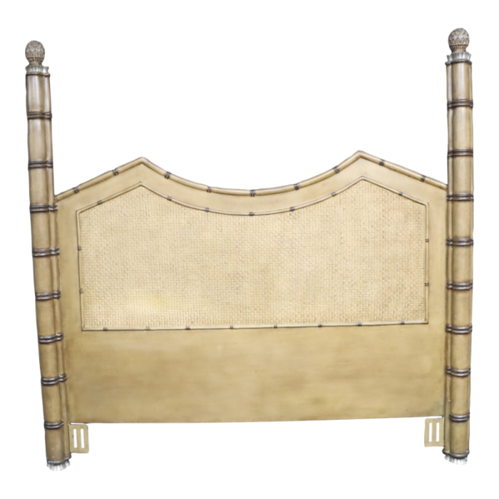 faux bamboo king headboard 7601