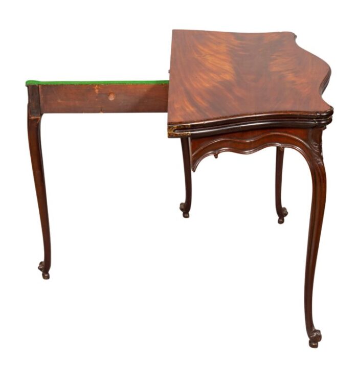 fine george iii mahogany games tables a pair 0806