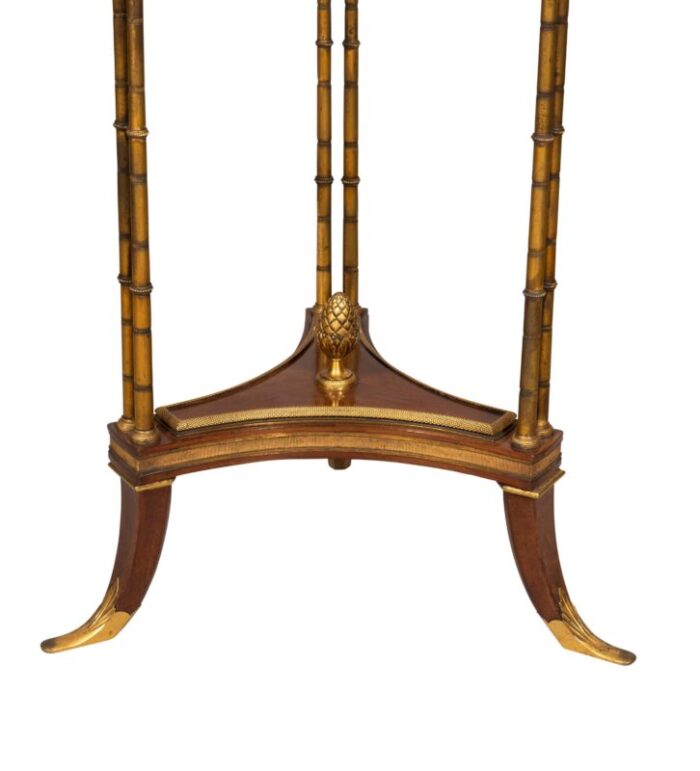 fine george iii style satinwood and rosewood table 1037