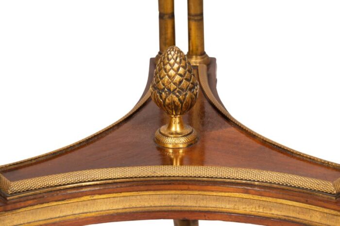 fine george iii style satinwood and rosewood table 9588