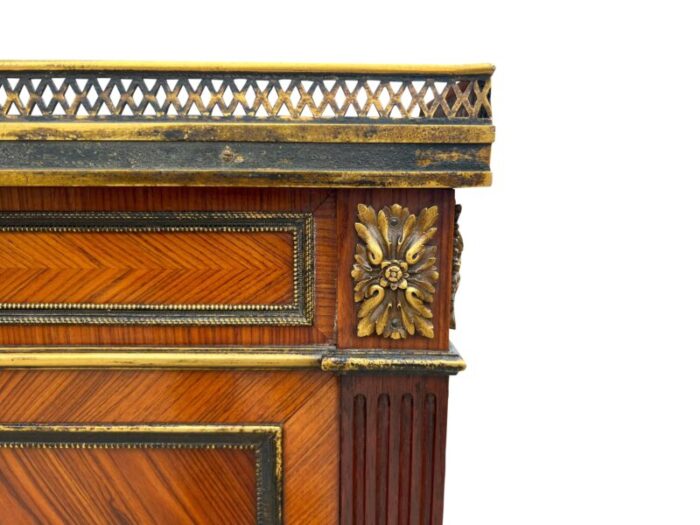 fine louis xvi style kingwood and bronze mounted cabinet 7617