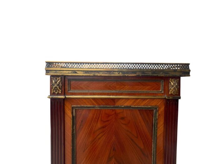 fine louis xvi style kingwood and bronze mounted cabinet 9428