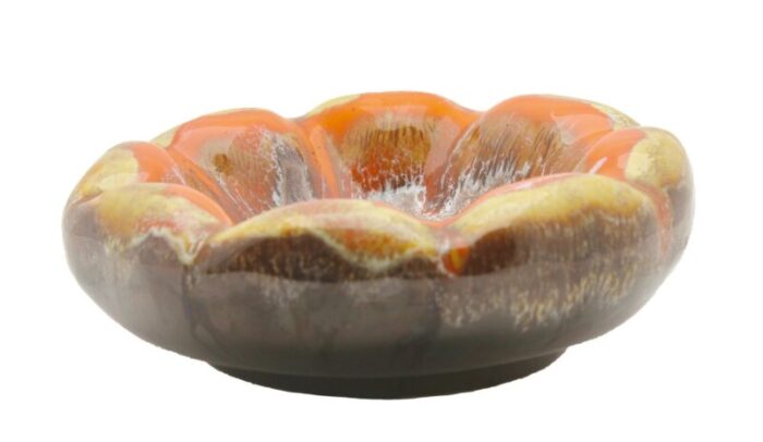 fish and oyster plates with drip glaze from vallauris set of 3 10