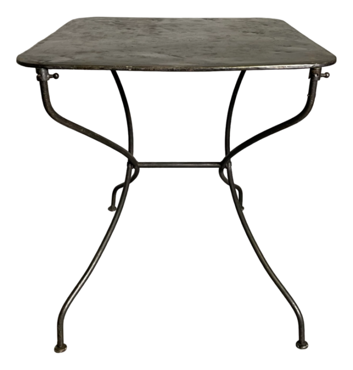 french bistro table in metal 3426