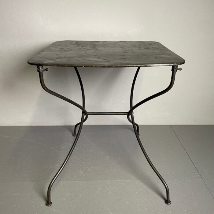 french bistro table in metal 6301