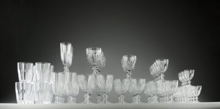 french davoust crystal service 1890s set of 84 1