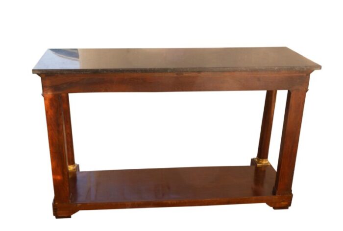 french empire mahogany console desserte 2386