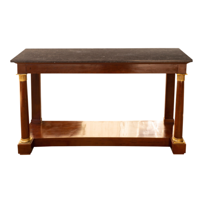 french empire mahogany console desserte 8114