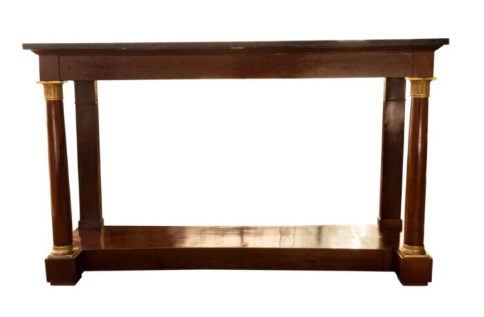 french empire mahogany console desserte 8611