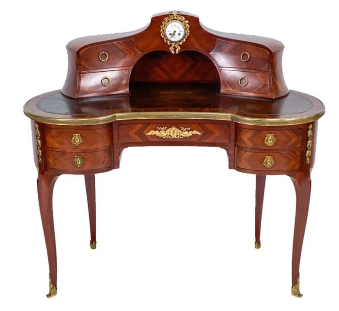 french empire style ormolu mount kidney writing desk 2792