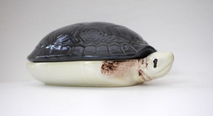 french majolica turtle tureen by michel caugant 2