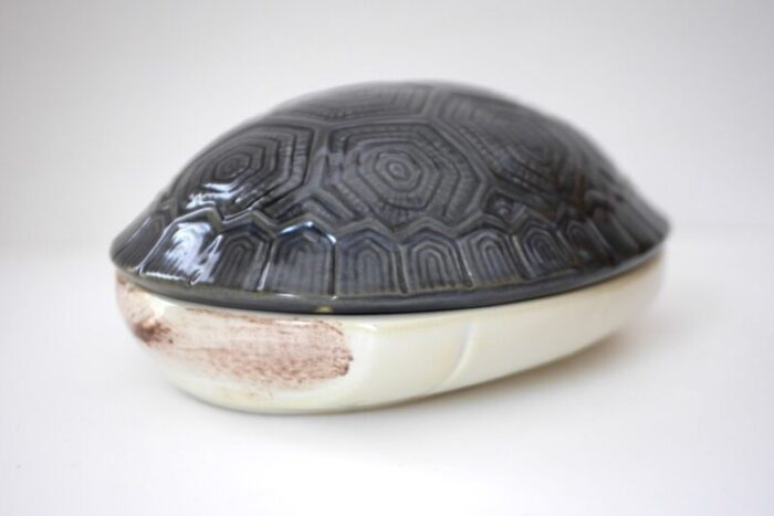 french majolica turtle tureen by michel caugant 5