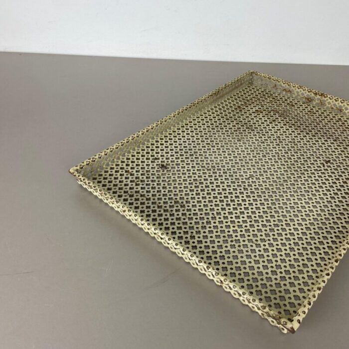 french metal tray rigituelle by mathieu mategot 1950s 7