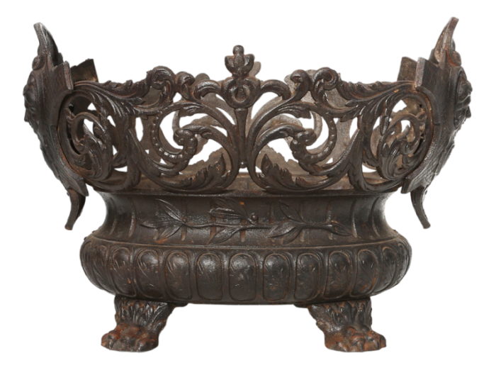 french planter in cast iron 1850s 9237