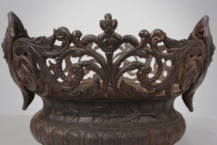 french planter in cast iron 1850s 9446