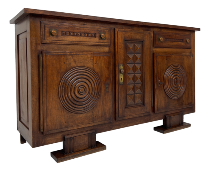 french sideboard in the style of charles dudouyt 1950s 0997