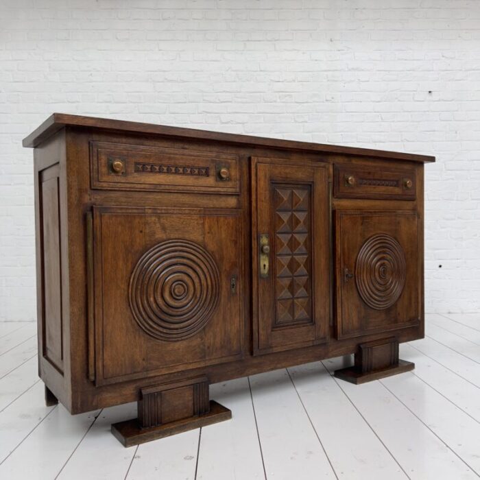 french sideboard in the style of charles dudouyt 1950s 2177