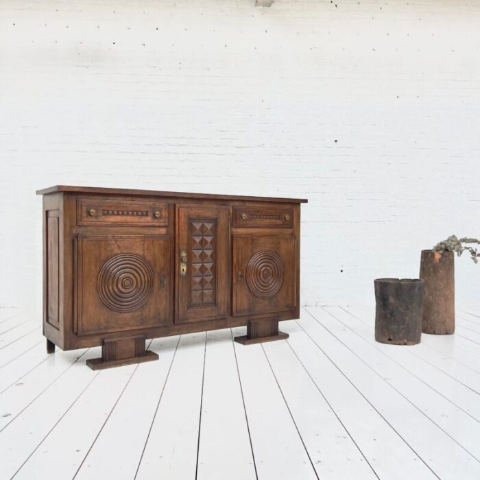 french sideboard in the style of charles dudouyt 1950s 5863