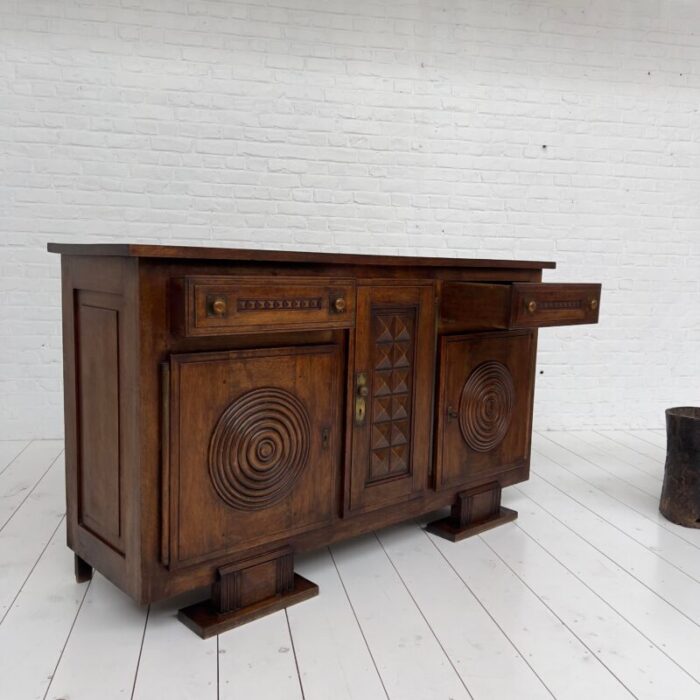 french sideboard in the style of charles dudouyt 1950s 6729