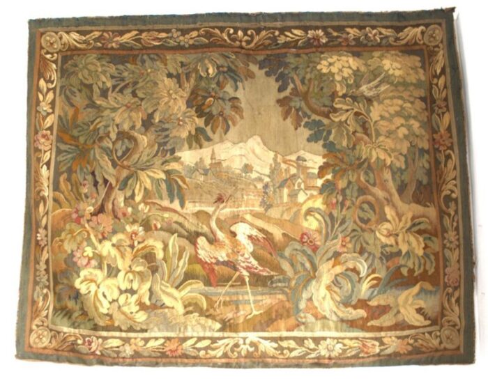 french wall mounted tapestry 1700s 1