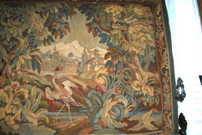 french wall mounted tapestry 1700s 7