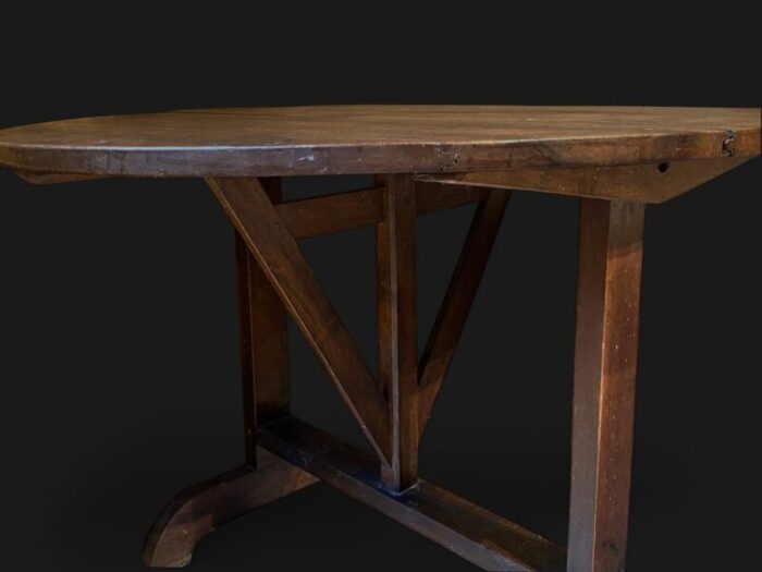 french walnut wine harvest table 3125