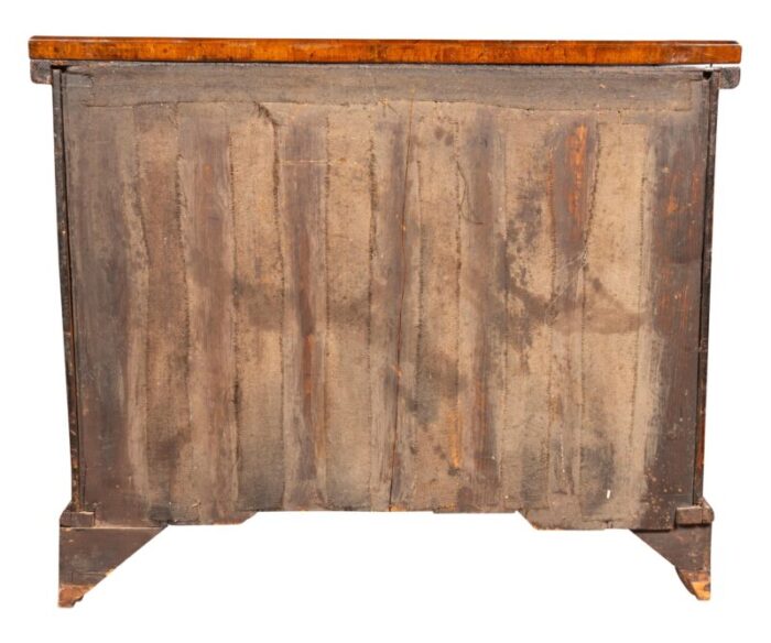 george ii burl walnut bachelors chest 4503