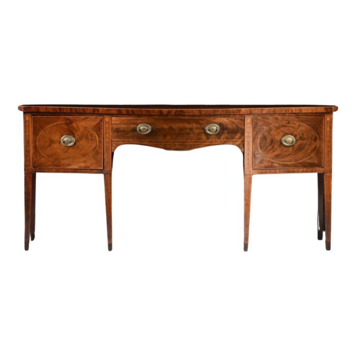 george iii mahogany and boxwood inlaid sideboard 0298