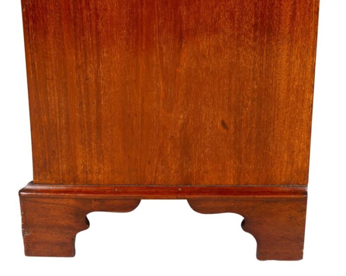 george iii mahogany and satinwood chest of drawers 8172