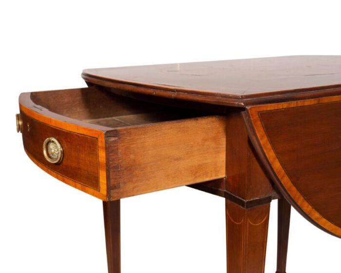 george iii mahogany and thuya wood pembroke table 1009