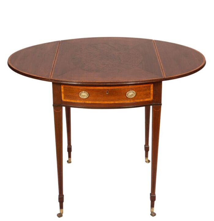 george iii mahogany and thuya wood pembroke table 8962